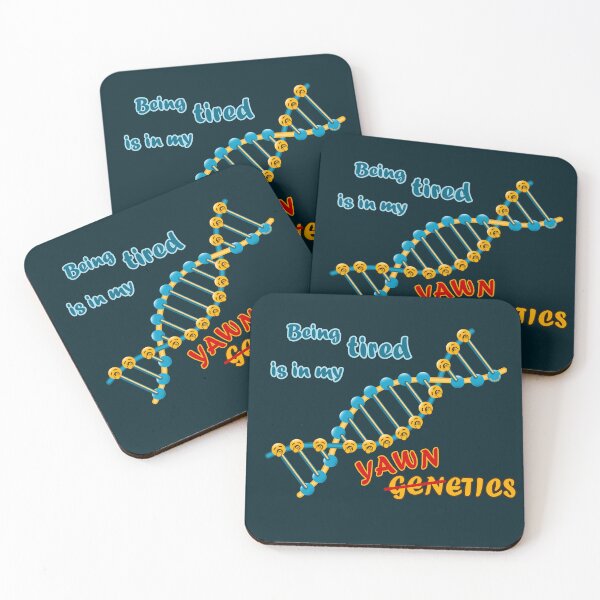 Item preview, Being tired through yawnetics - Yawning Smiley DNA designed and sold by GiborDesign.