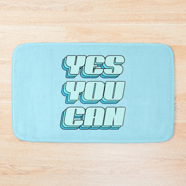 Item preview, YES YOU CAN blue designed and sold by MadeByBeata.