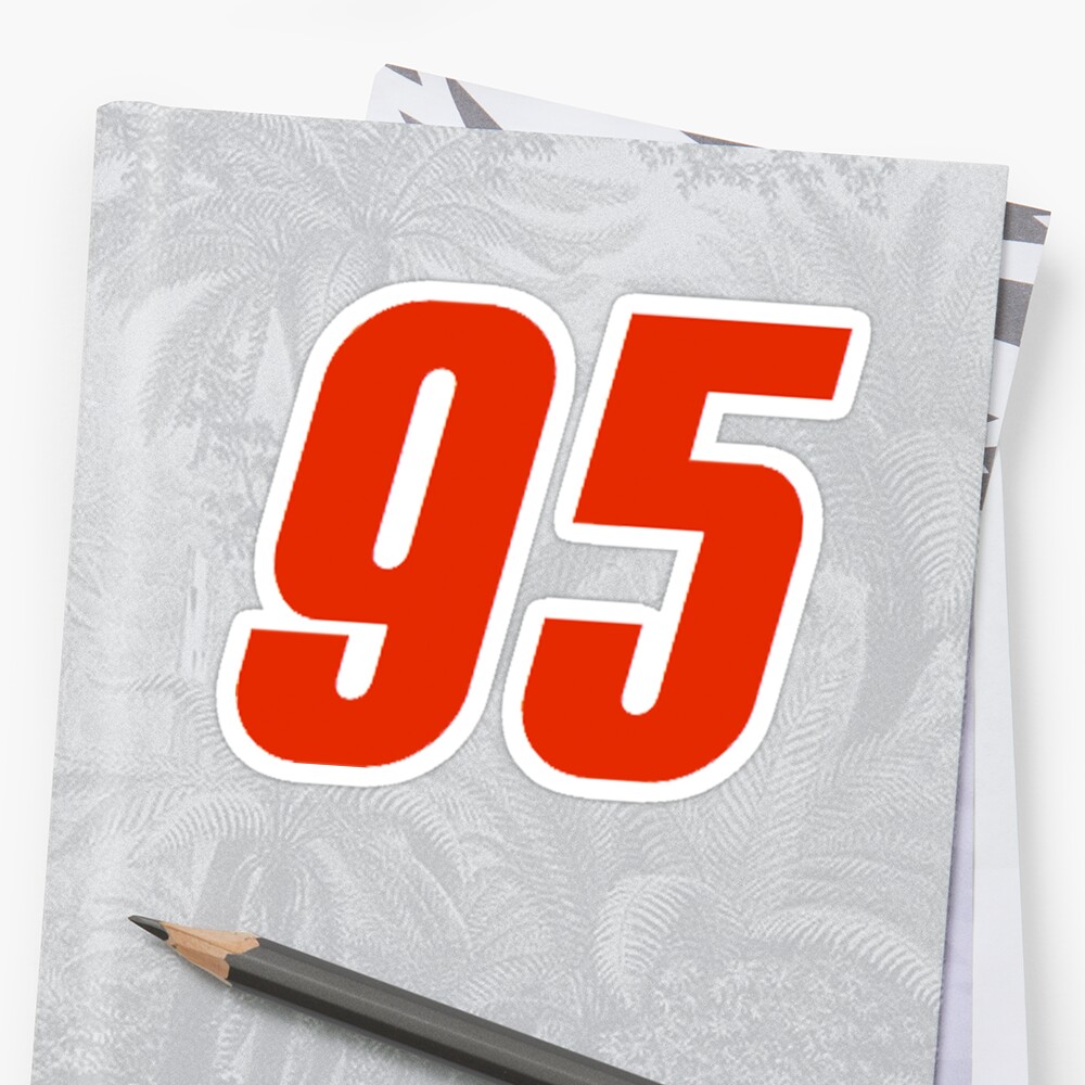 95-lightning-mcqueen-number-cars-3-sticker-by-justbrian-redbubble