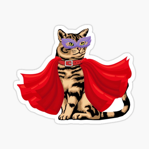 Item preview, Supercat hero cute  designed and sold by Danikuk.