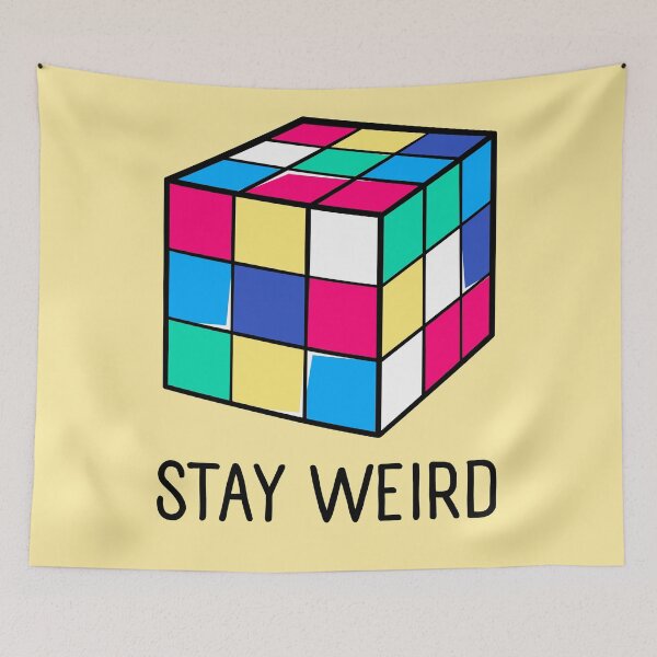 Item preview, Stay Weird Rubik Cube designed and sold by trendingatees.
