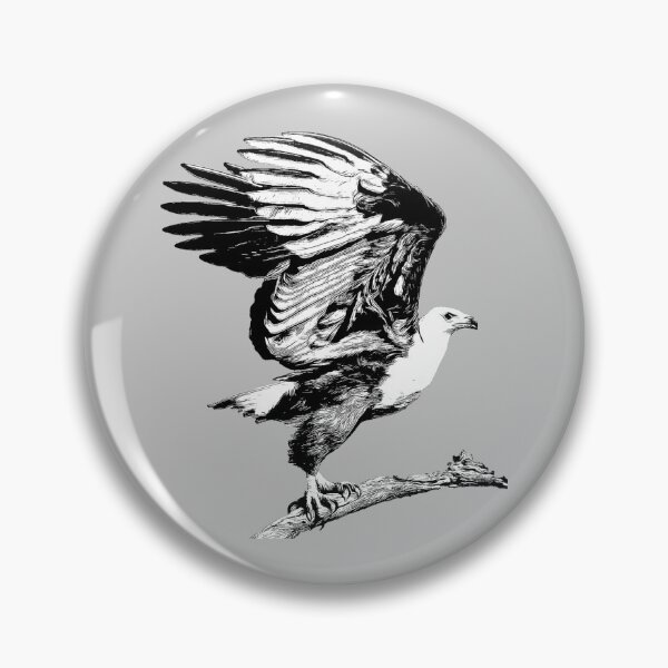 Item preview, Majestic Eagle Sketch Black and White designed and sold by OnigiriDoctor.