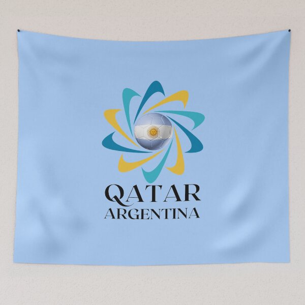 Item preview, Qatar Football soccer team Argentina  designed and sold by DesignsbyMona.