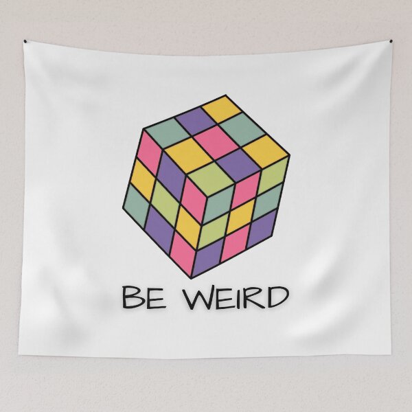 Item preview, Be Weird Rubik Cube designed and sold by trendingatees.