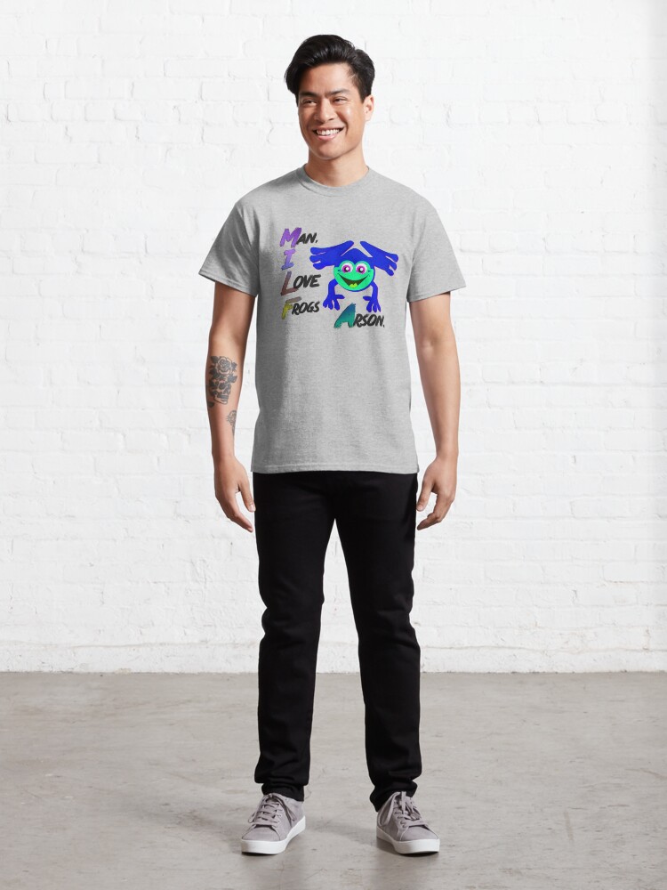 Alternate view of Man, I Love Frogs - Arson Frog Design Classic T-Shirt