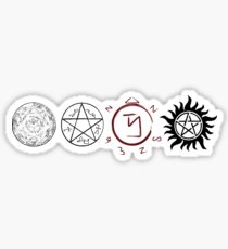 Supernatural Protection (Dark Symbols) Sticker