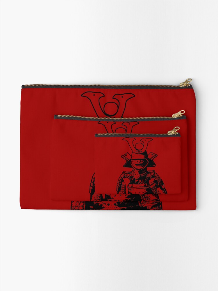 Thumbnail 2 of 4, Zipper Pouch, Samurai designed and sold by bobattackman.
