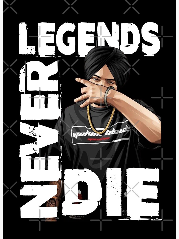 Legends never die sidhu moose wala  Art Print for Sale by Desi Merch