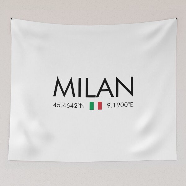 Item preview, Italy - Milan City Coordinates designed and sold by n0madd.