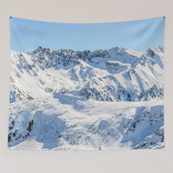 Item preview, Snowy Mountain Range During Winter designed and sold by ieronymos.