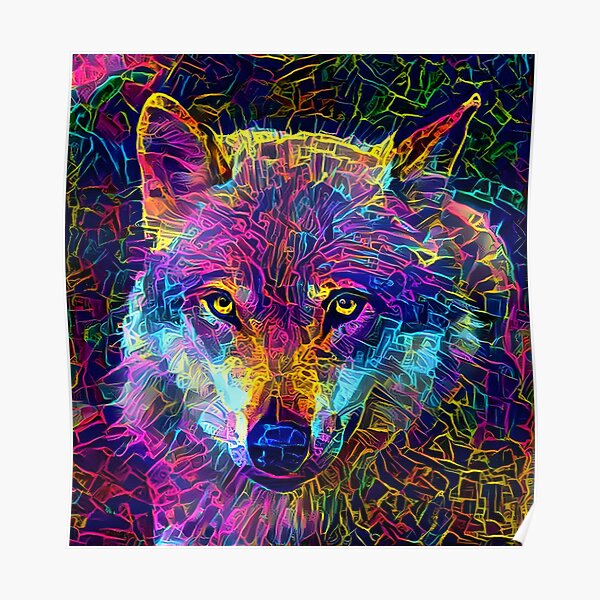 "The wolf" Poster for Sale by Kiyomisecrets Redbubble