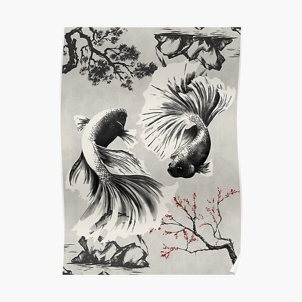 Yin Yang Betta Gifts & Merchandise For Sale | Redbubble