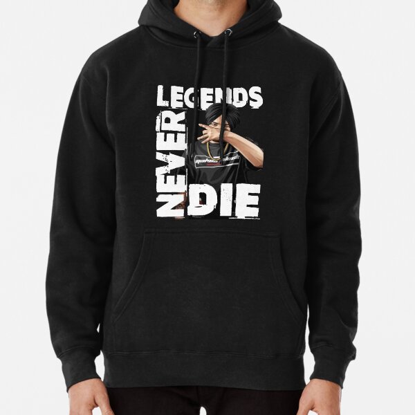 Juice wrld x revenge legends online never die hoodie in black