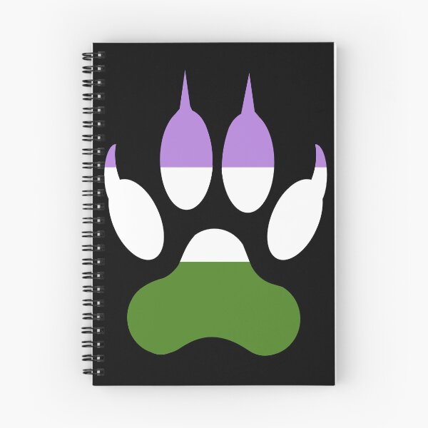 Item preview, Wolf Paw Genderqueer Pride designed and sold by MMwolfdogden.