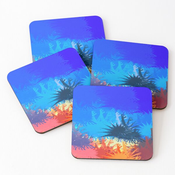 Item preview, Coral reef abstract designed and sold by puravidavisions.