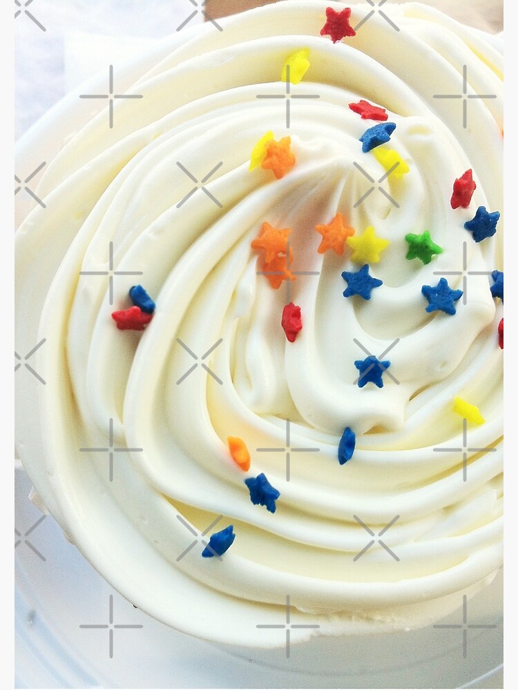Vanilla Stars and Swirls - Cupcake Lovers - Gift for Baker - Food Blogger Present by OneDayArt