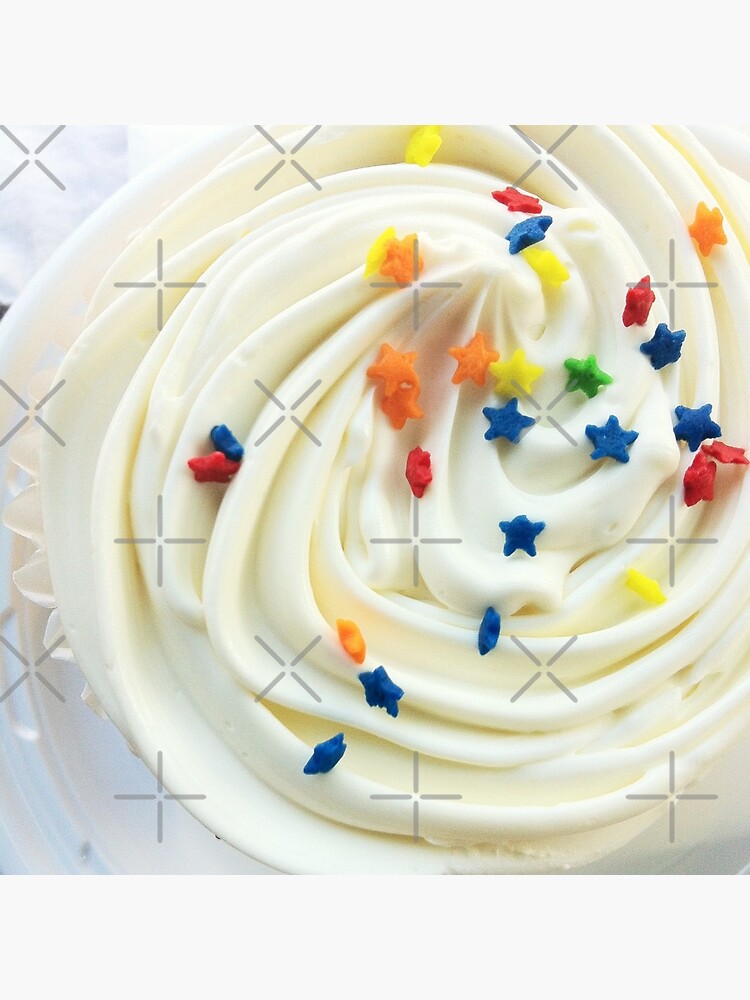 Vanilla Stars and Swirls - Cupcake Lovers - Gift for Baker - Food Blogger Present by OneDayArt