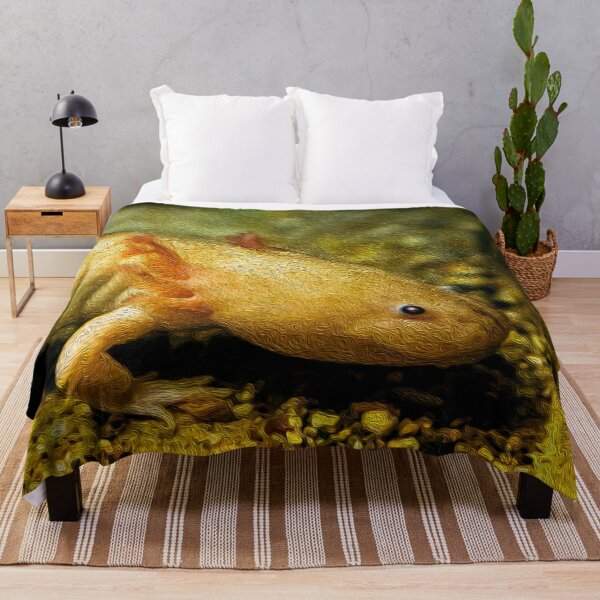 Item preview, Cute Axlotl chilling Axolotl in nature designed and sold by friendlyfauna.