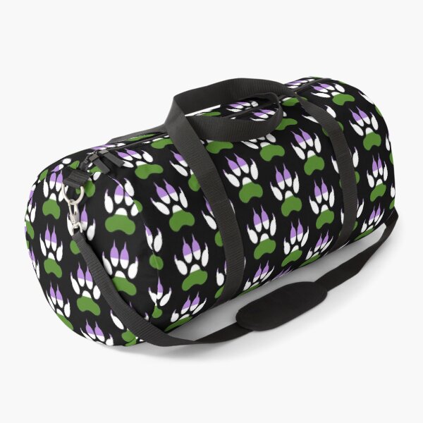 Item preview, Wolf Paw Genderqueer Pride Background designed and sold by MMwolfdogden.