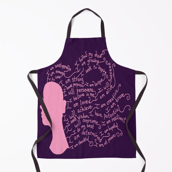 Item preview, Pink Flowing Hair Positive Affirmation Silhouette designed and sold by Deborah Camp.