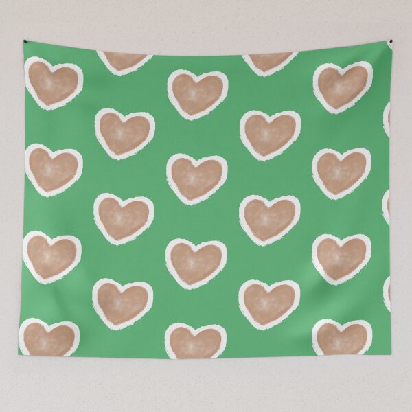 Item preview, Tie-Dye Brown Heart In Green Tee designed and sold by Artsy Fun.