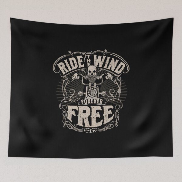 Item preview, Ride the Wind, Forever Free, Biker designed and sold by boec gear.
