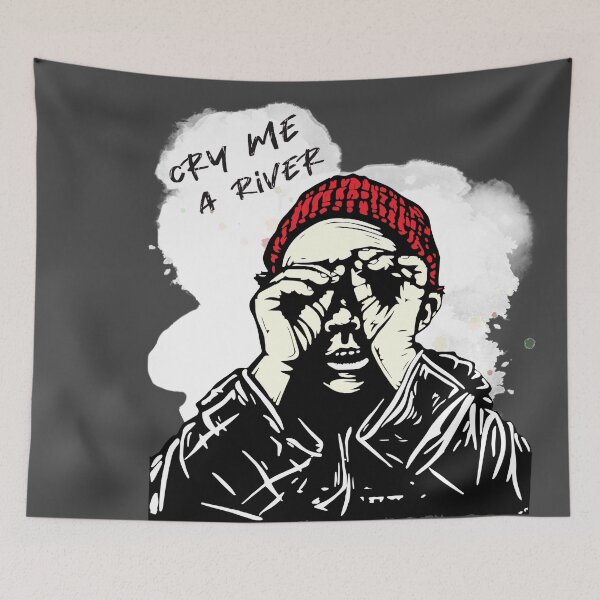 Item preview, Cry me a river retro urban style designed and sold by AEROSPACE-IND.