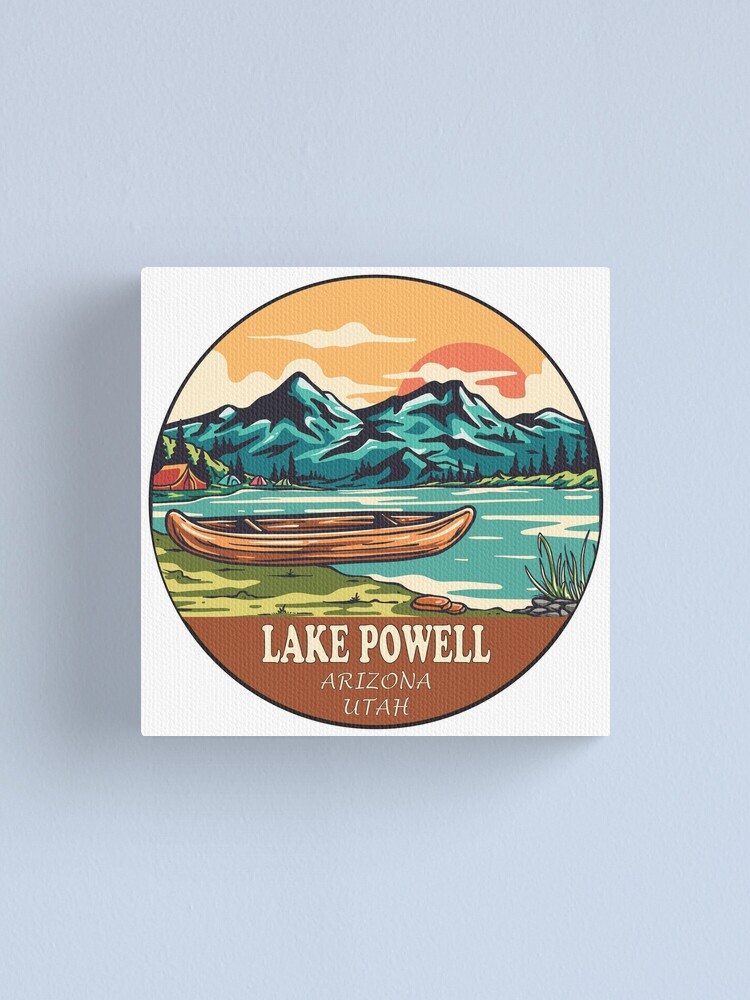 Lake Powell Boating Fishing Canvas Print