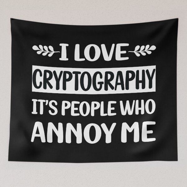 Item preview, People Annoy Me Cryptography designed and sold by revieroklagmano.