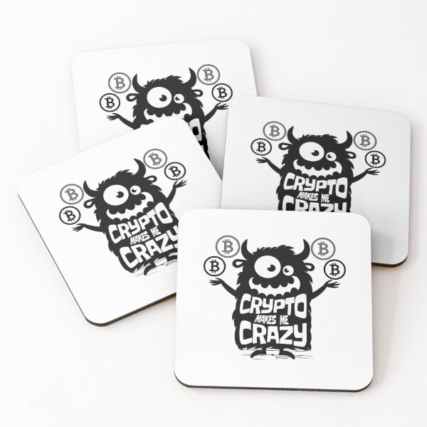 Item preview, Crypto Makes Me Crazy { Crypto Monster } designed and sold by CryptoBeings.