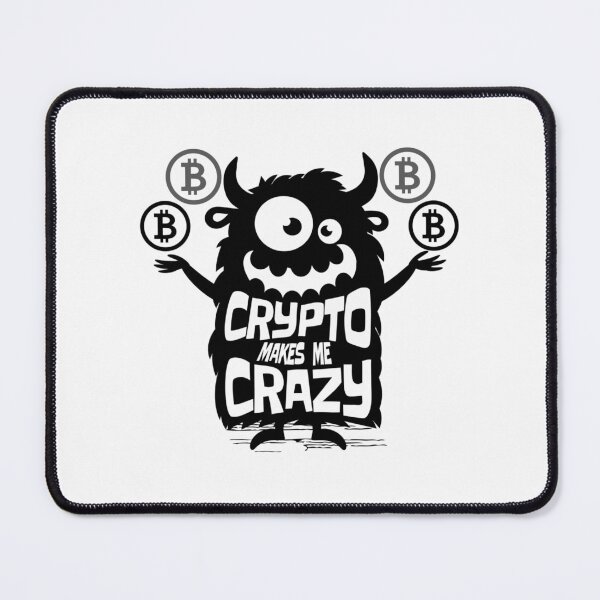 Item preview, Crypto Makes Me Crazy { Crypto Monster } designed and sold by CryptoBeings.