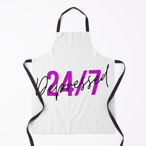 Aperçu de l'œuvre Déprimé 24/7 Neon Statement créée et vendue par PaperCutts.