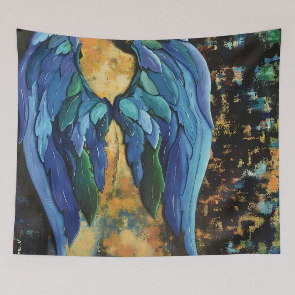 Item preview, My Blue Wings Angel designed and sold by SabineVpeinture.