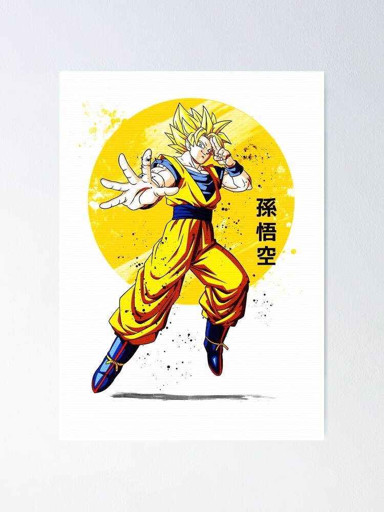 "son goku" Poster for Sale by SandraKennedy Redbubble