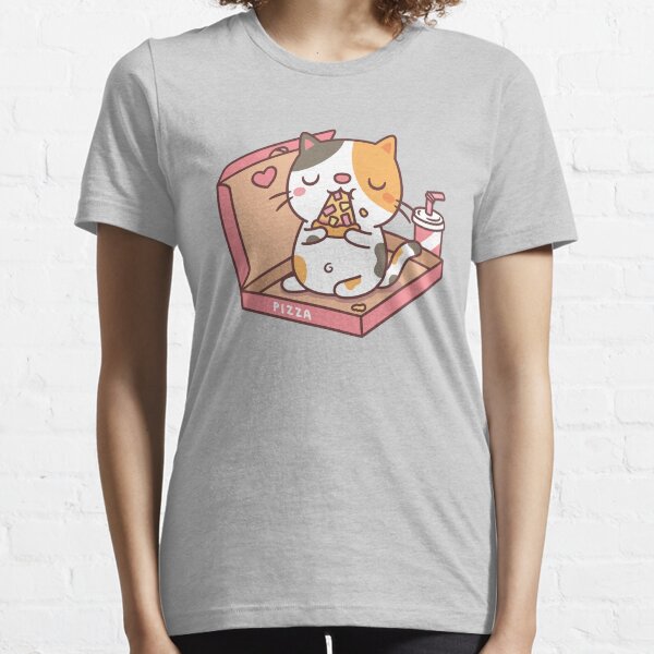 Funny Cat Eating Pizza Gifts Merchandise for Sale Redbubble