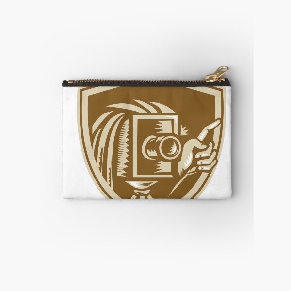 Item preview, Vintage Camera Hand Pointing Shield Retro designed and sold by patrimonio.