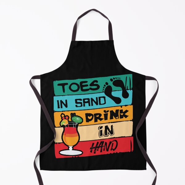 Item preview, TOES IN SAND DRINK IN HAND designed and sold by lukas69graphic.