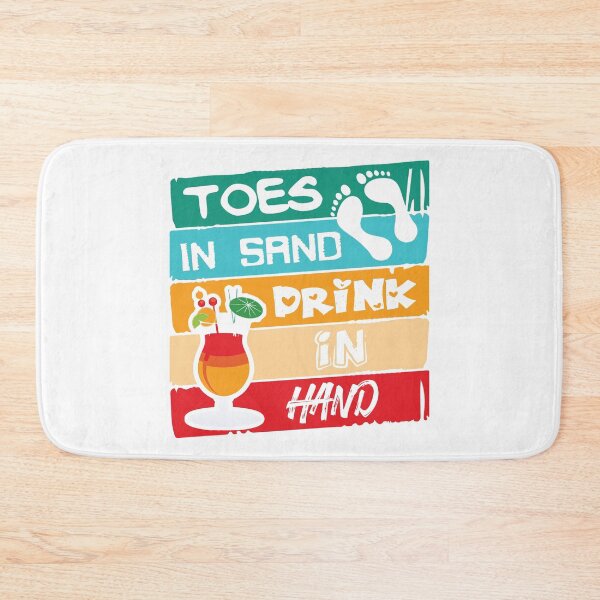 Item preview, TOES IN SAND DRINK IN HAND designed and sold by lukas69graphic.