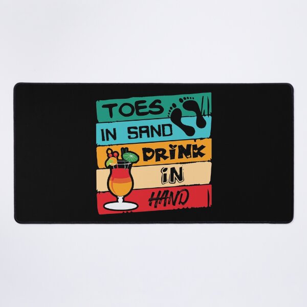 Item preview, TOES IN SAND DRINK IN HAND designed and sold by lukas69graphic.