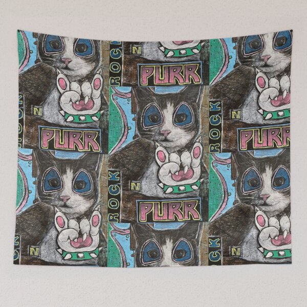 Item preview, Rock n Purr designed and sold by Artladyjen.