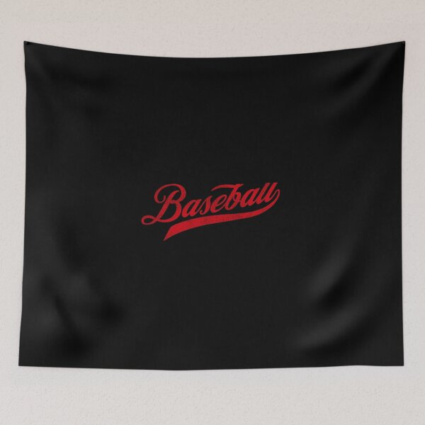 Item preview, Baseball Vintage Swish (Red) Old School Sticker designed and sold by verarheaf9.