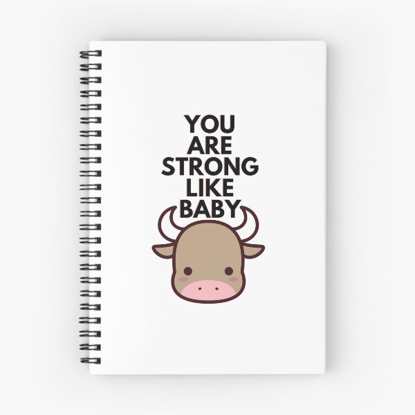 Item preview, You Are Strong Like Baby Ox designed and sold by berrygoodnight.