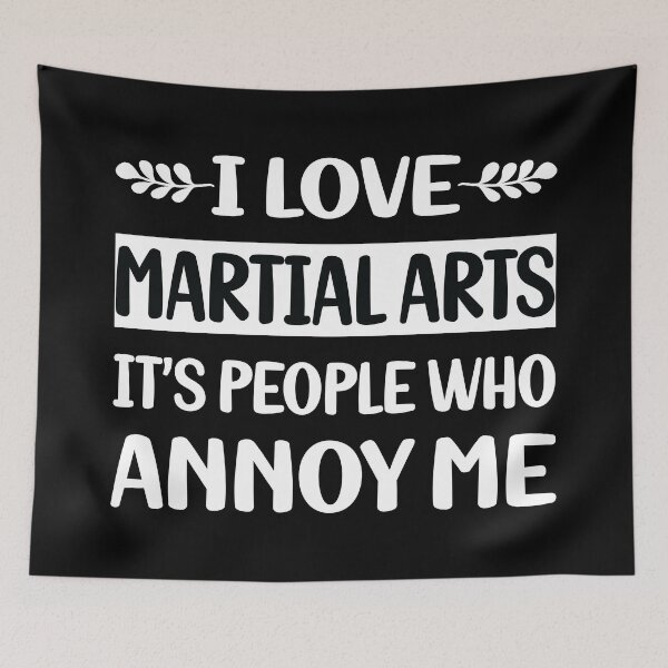 Item preview, People Annoy Me Martial Arts designed and sold by revieroklagmano.