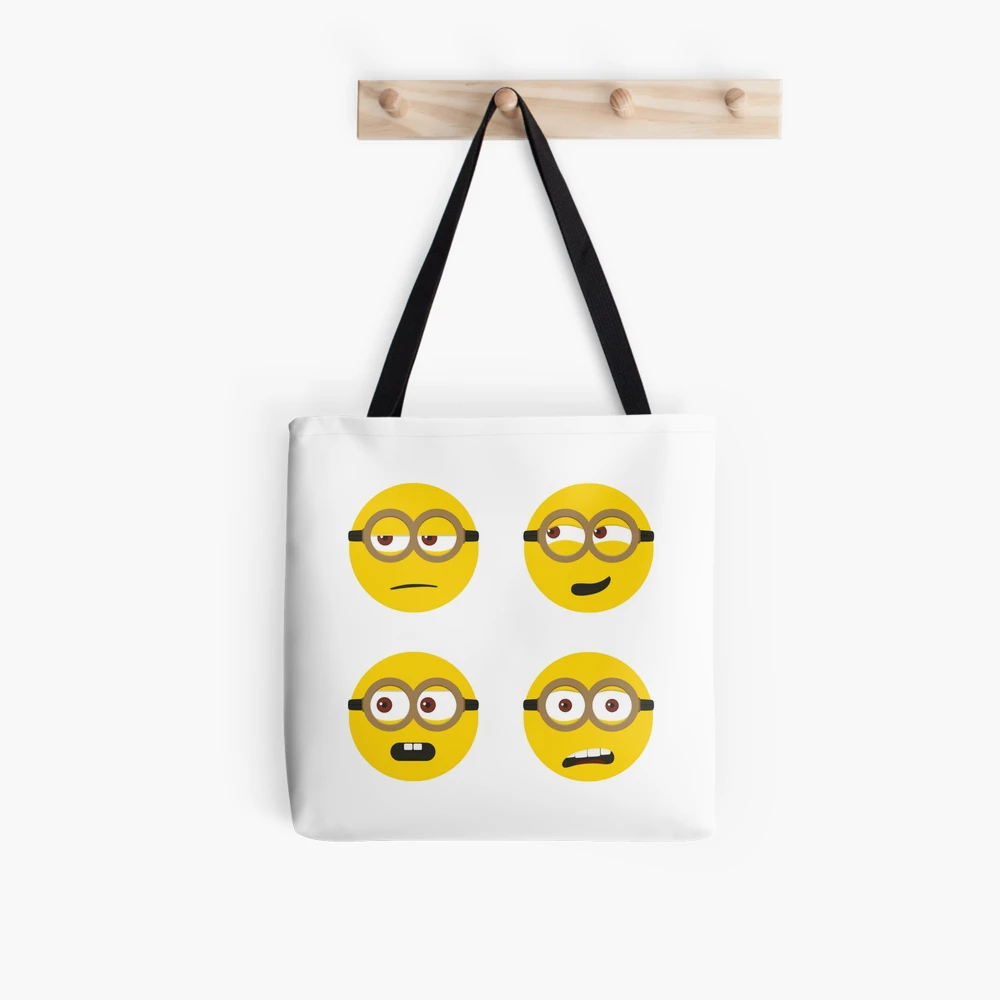 Minion Emotion Tote Bag for Sale by Byrd-Maureen | Redbubble