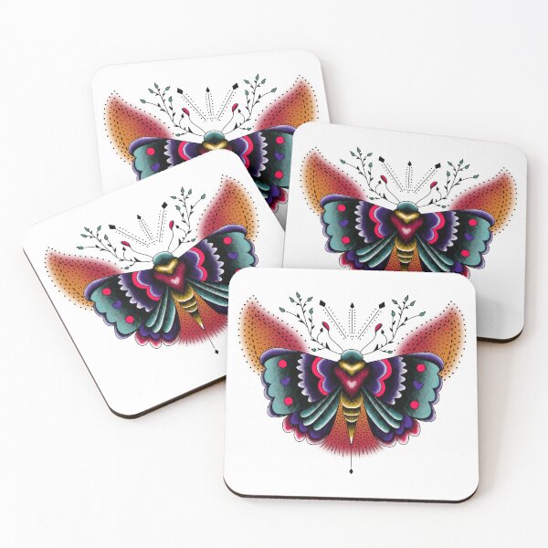 Item preview, Neo-Traditional Butterfly Tattoo Design designed and sold by EN Tattoos & Designs.