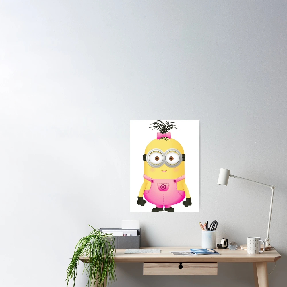 Minions Pink Girl | Poster