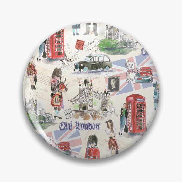 Item preview, Old London designed and sold by Alessandro Remo Mazzoni Remotextiles.