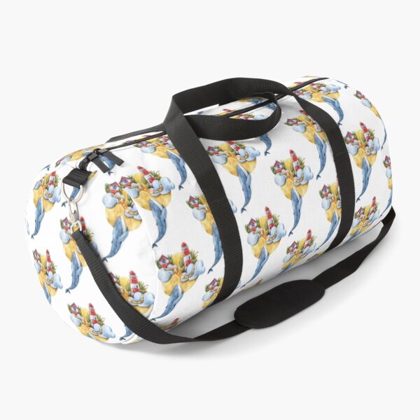 Illustration de baleine aquarelle mignonne Sac de sport