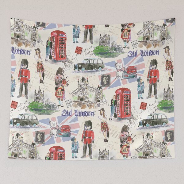 Item preview, Old London designed and sold by Alessandro Remo Mazzoni Remotextiles.