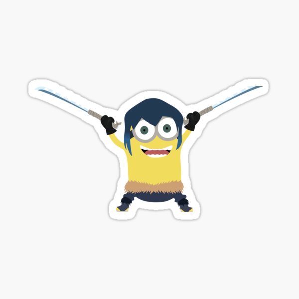 Minion Fencing Sticker For Sale By Edith Jocelynn Redbubble